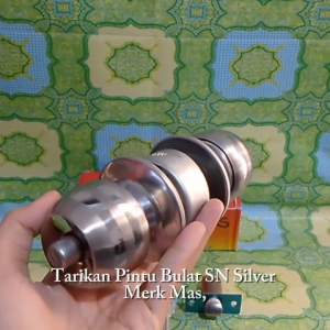 Tarikan Pintu Bulat SN Silver Merk Mas Handle Doorlock