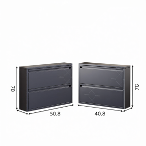 DIBIOU | Dustproof Narrow Thin Shoe Cabinet for Home Storage