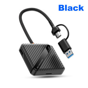 USB3.0 Reader Storage Box Adapter 5 in 1 USB A Type C Cable 5Ports Read Simultaneously Connector Memory SD/TF Card Storage Box