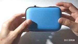 กระเป๋ามินิแบบพกพาใส่เหรียญหูฟังสาย USB กระเป๋าสตางค์กระเป๋าหูฟังอุปกรณ์เสริม รุ่น EVA