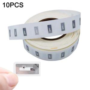 10pcs/Lot NFC Chip Ntag 213 Sticker Wet Inlay 13.56MHz RFID Label Tag 213 Anti-counterfeiting Electronic 21x11mm