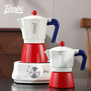 Bincoo เครื่องชงกาแฟหม้อโมก้าชุดเครื่องชงกาแฟสกัดวาล์วเดียวสำหรับใช้ในบ้าน1/3/6cup