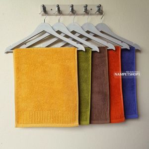 BOTTERYBARN ผ้าเช็ดหน้า-เช็ดผม Combed Cotton Face Towel 35x75 cm. - weight 140g