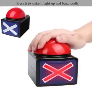 Game Answer Buzzer Alarm Button with Sound Light Trivia Quiz Got Talent