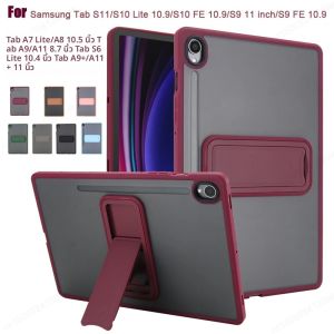 เคสสำหรับ Samsung Tab S10 Lite S9 FE 10.9 S11 11 นิ้ว พร้อมขาตั้ง สำหรับ Tab A7 S6 Lite A9 A11 8.7 A8 A9+ A11+ Plus 11 นิ้ว