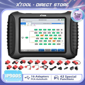 XTOOL InPlus IP900S Car Diagnostic Tools ECU Coding Key Programming Bi-Directional 41+ Services Automotive Scanner Topology FCA