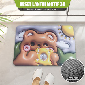 PROMO!! Keset Lantai Diatomite Karakter 3D Anti Slip Menyerap Air Bentuk Motif Kartun Lucu Ukuran 40 x 55 cm BISA COD / Keset Alas Kaki Kamar Mandi Kamar Tidur Dapur Foot cloth Anti Bau Lap Anti Licin Tebal Aesthetic Floor Mat Terlaris Termurah