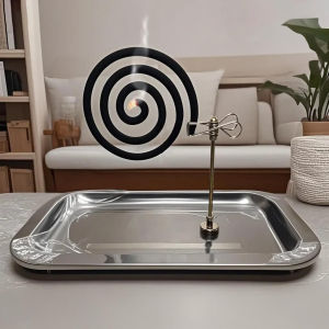 ที่วางขดลวดกันยุงแม่เหล็กกำยานแบบขดคลิปยึดใหม่1/3/5ชิ้นอุปกรณ์ไล่ที่วางขดลวดกันยุงที่สร้างสรรค์