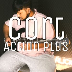 Cort Action Plus 4 strings Electric Bass Guitar Active Pick Up with Bag - Trans Red