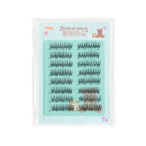 MENGJIESHANGPIN | Natural Looking U-Shaped Fake Eyelashes Korean Style For Female Groups Easy To Use Waterproof Sweatproof Antibacterial