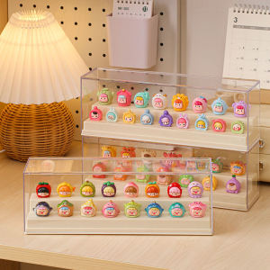 2 Tier Toy Display Storage Box Storage Transparent Toy Display Storage Box Anime Figure Display Rack