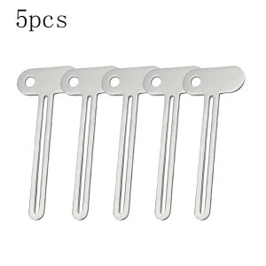 Stainless Steel Toothpaste Squeezer Tool Hair Oil Paint Squeezer Rotate Dispenser for Ointments Cosmetics Bathroom Accessories