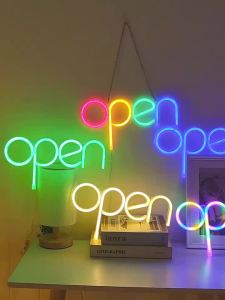Đèn Neon LED Nghệ Thuật Sử Dụng Nguồn USB/pin Dùng Cho Tiệc Tùng Đám Cưới Quán Bar Phòng Ngủ - Đèn Trang Trí Ban Đêm Màu Trắng Ấm Đỏ Xanh Dương