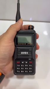 Avox AX800i Walkie Talkie Analog Dual-Band 1UNIT ( UHF Band 5 - 8KM ) <10watt ( WATER PROOF IP68 )