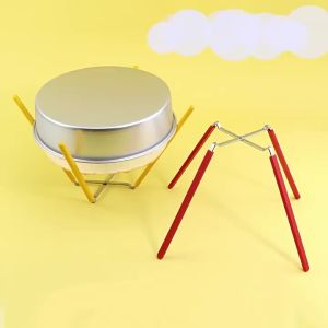 2026 New Cooling Stainless Steel 4 Prong Design Silicone Protection Collapsible Baking Rack Metal Cake Rack Baking Tool Lijiao