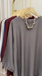 Atasan Wanita Jumbo LD 130 Model Nunung Bahan Katun Crespo