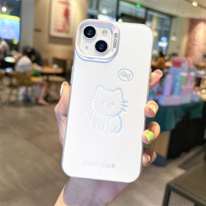 Couples Cat Dog Phone Case for iPhone 16 15Pro Max 13 14Plus Line 12Mini Men Women 11 High End 17 Niche XR Creative 8/7/6 Protective Cover
