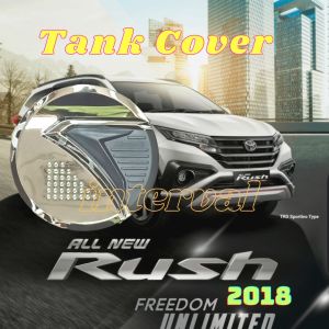 Tank Cover Tutup Tangki Bensin Mobil All New Rush 2018 Prestige Krom