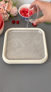 Ice cream machine food grade stainless steel household ice cream tray homemade DIY smoothies Mesin yogurt goreng 炒酸奶机
