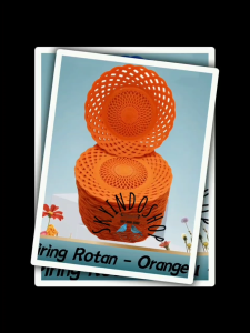 Piring Rotan Plastik Berkualitas Termurah ( 12 Pcs )