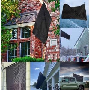 90x150cm All Black American Flag US for Home Garden Decoration High-Quality Polyester Outdoor Weather