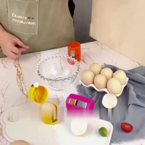 New Egg Shell Opener Portable Egg Shell Opener Tools Handheld Eggs Breaker Multifunctional Egg Cutter Egg Cracker and Separator