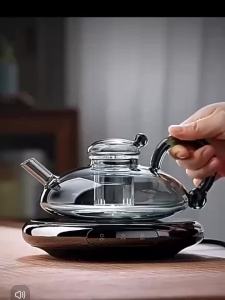 2775 คอลเลกชันของผู้คน  หม้อชาแก้วทนความร้อนสูง เครื่องชงชาใหม่ หม้อชาดอกในบ้าน แยกน้ำ หม้อไฟฟ้าเซรามิก กาต้มน้ำ ชุดชาหรูหรา