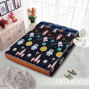 Sarung kasur busa resleting motif anak dan dewasa bahan katun poliester / sarung kasur busa resleting termurah harga grosir jual ecer