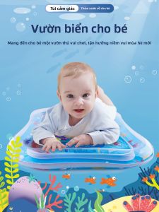 MONLEYTA | Đệm nước dày cho bé tập bò Đệm nước cho trẻ sơ sinh Đệm nước cho trẻ em Đệm nước cho bé trai và bé gái Đệm nước MONLEYTA X0709160950