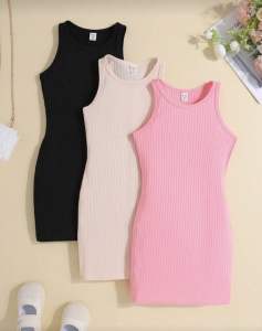 Sleeveless Dress for Kids Sando Dress for Kids Damit Pambata Dress Pambata Basic Deess for Kids Mini Dress for Kids (K12)