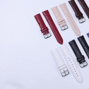 New Universal Replacement Leather Strap Leather Watch Band for Men Women 12 14mm 16mm 18mm 20mm 22mm 24mm Watch Band Accessories