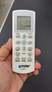 YORK AIR CONDITIONER REMOTE CONTROL (ECGS01-i)
