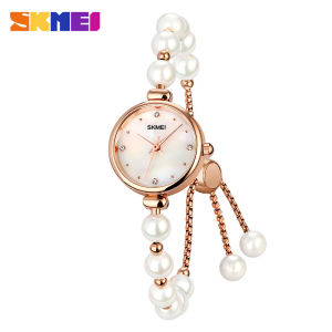 SKMEI 1983 Romantic Style Quartz Women Watch Fashion Ball strap Waterproof Elegant Dress Girl Wristwatches Female Clock