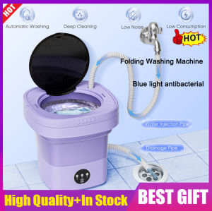 Portable washing machine Camping washing machine Mini washing machine for Washing Baby Clothes Underwear Suitable for Camping RV Travel Small Spaces Lightweight