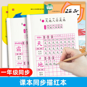 Calligraphy Exercise Book Kindergarten Large Class Primary School Students First Grade New Words Children Second Grade Writing Copybook Number Pinyin