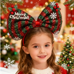 New Christmas Headband Womens Party Decoration Christmas Tree Headwear Five Pointed Star Headband Christmas Decorations