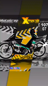 Striping Stiker Racing Motor Yamaha FIZ R Spesial Edition FZ 107 Hologram