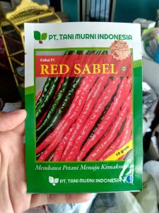 KEMASAN BARU Benih Cabe Keriting Red Sabel  10 gram TANI MURNI