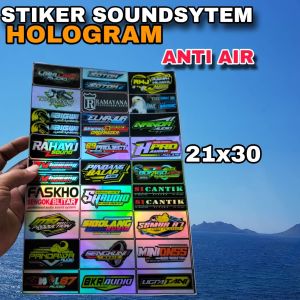 STIKER HOLOGRAM LABA2 AUDIO DAN SOUND LAINYA | STIKER ANTI AIR | STIKER 1 LEMBAR