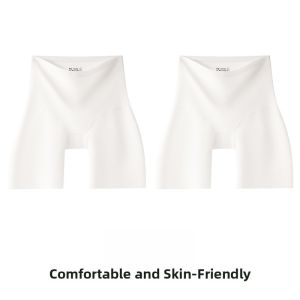 miiow | Safety High Waist Underwear Womens Summer New Style Cat Person abdomen In and Butt Lifting Long Length Flesh Color Panties