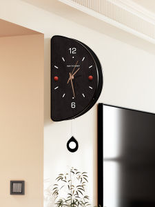 CTYLIGHTZ | Non-drilling Silent Corner Clock 2026 New Geometric Style Dual-sided