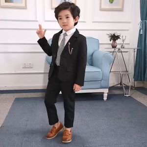 Setelan Jas Formal Anak Laki-laki 2 Buah Pakaian Formal & Blazer Jas