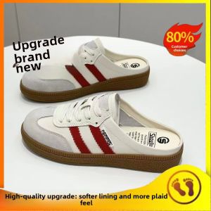 Maternity Shoes Womens Slip-On round Toe Flat Bottom Casual Style PU Material mid Heel Fashionable Summer Seasonal Wear