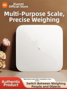 Xiaomi | Xiaomi Body Scale S200 Smart Electronic Precision Measurement Human Body Fat Loss Special Home Use Health Scale LED Display
