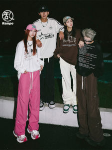 American Style Loose Wide Leg Outdoor Casual Pants for Men High Street Trend Autumn New Design Straight Tube Long Trousers