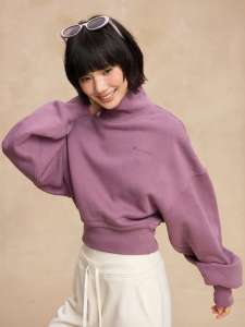 Champion | High Neck Batwing Sleeves Womens Hoodie