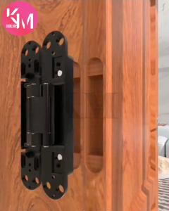 Hidden Hinge Engsel Tanam Door Hinge Invisible Hitam Engsel Pintu Invisible Black