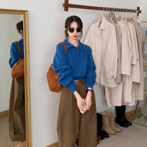 DUOFEIYAN | Casual & Stylish Short-Sleeved Sweater for Women