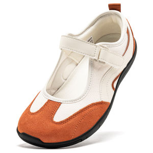HOBIBEAR | HOBIBEAR Women Wide Width Ballet Flats Zero Drop Mary Jane Shoes Adjustable Hook-Loop Minimalist Lightweight Barefoot Flats