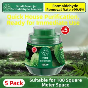 Powerful New Home Use Small Green Jar Formaldehyde Remover Strong Absorption Jelly Deodorant Agent for Indoor Air Purification